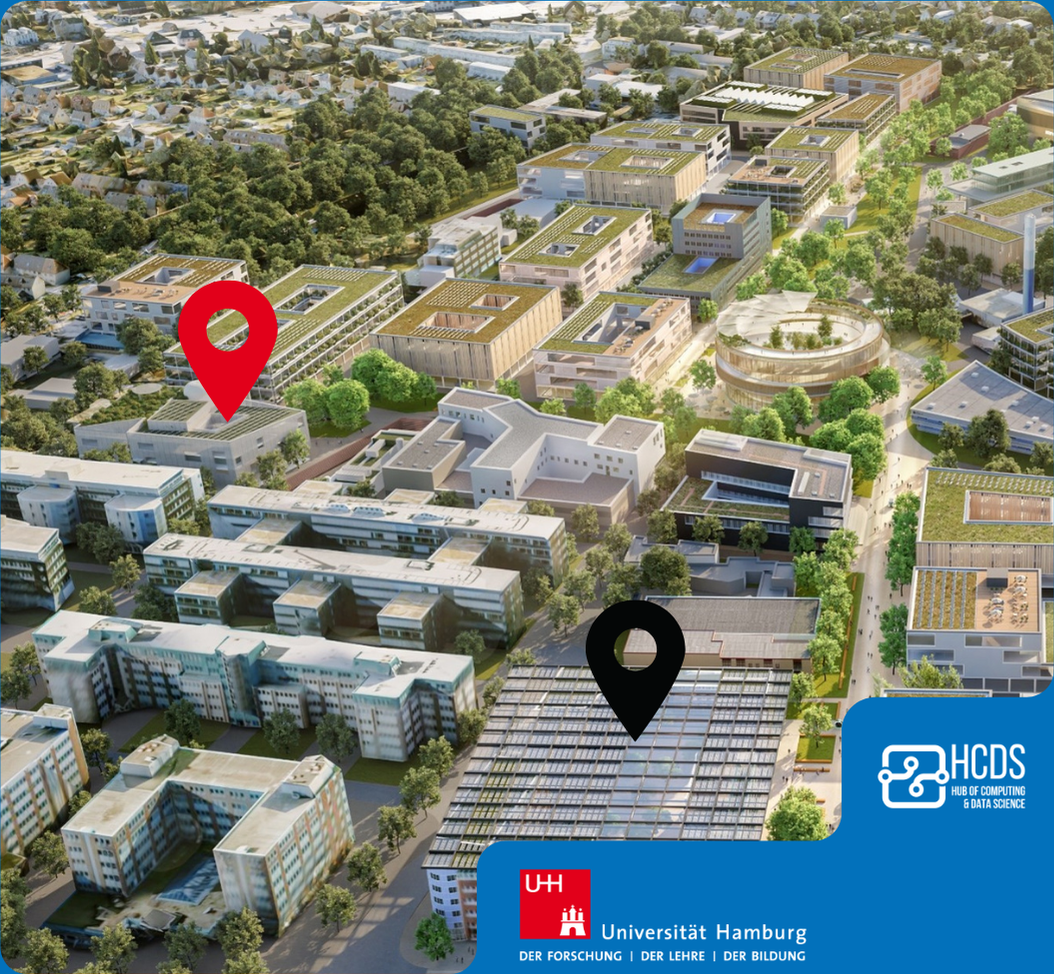 Luftaufnahme der Science City Hamburg Bahrenfeld